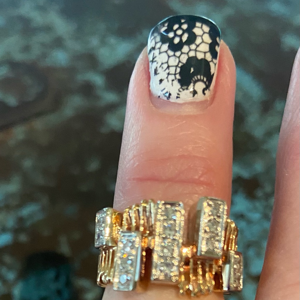 Unique Vintage MidCentury Diamond  14k Ring